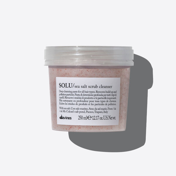 Davines Solu/Sea Salt Scrub Cleanser 250ml - headuphair